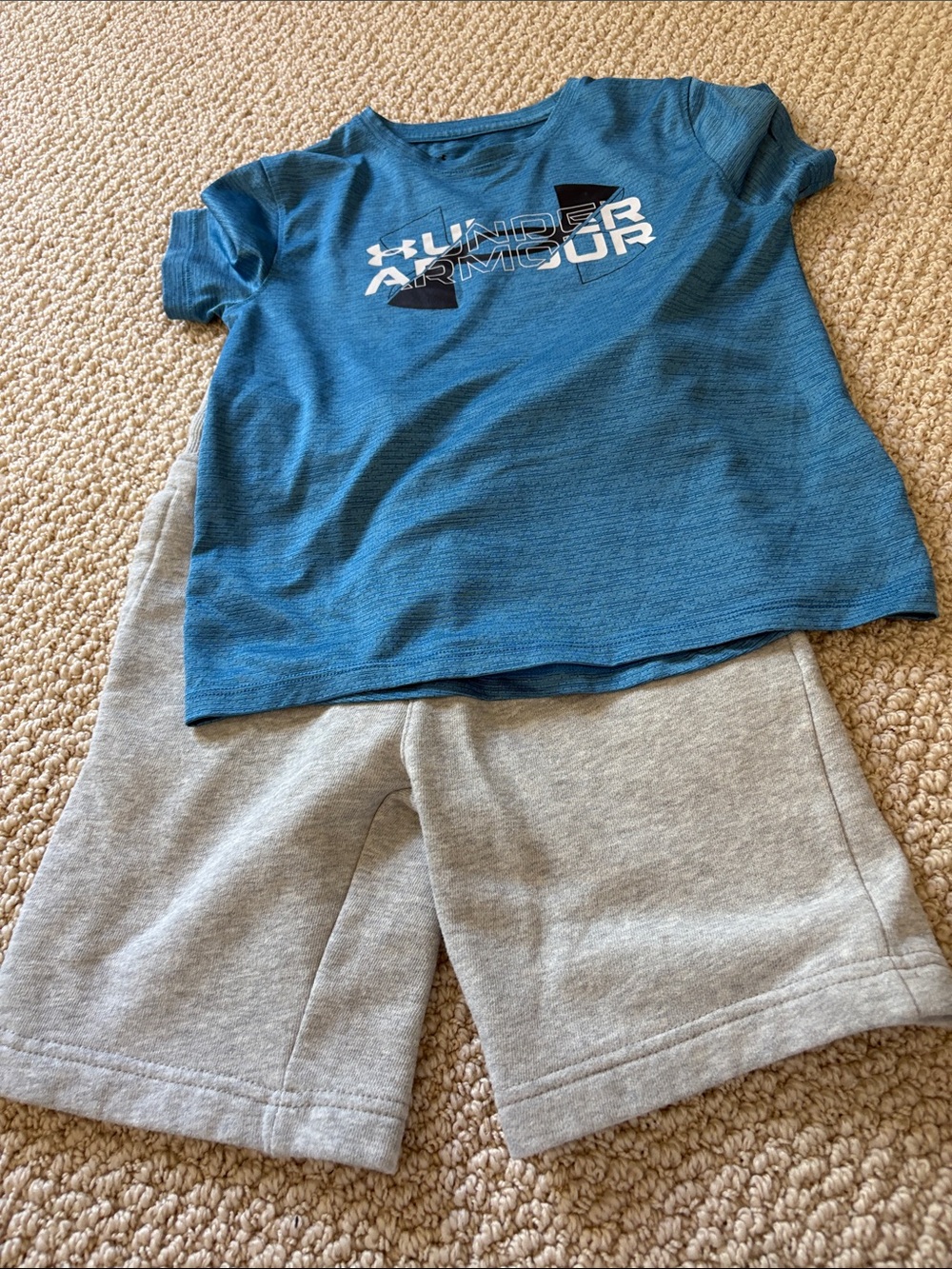 Kids Under Armour Short Sleeve Tee & Nautica Shorts